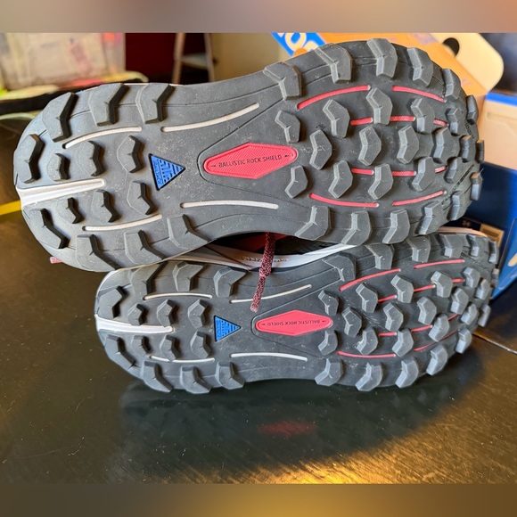 Brooks Charcoal and Coral Athletic Shoes - Picture 3 of 7